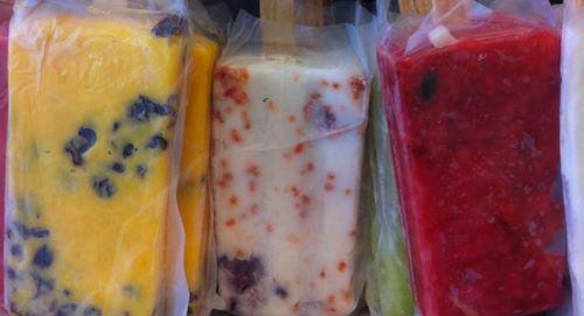 Picolé light delicioso, feito com frutas naturais pra te deixar babando