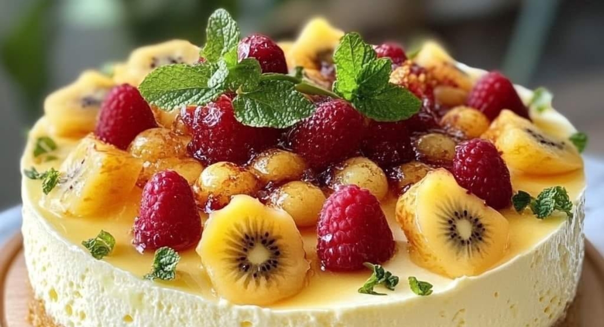 Cheesecake Tropical de Abacaxi 