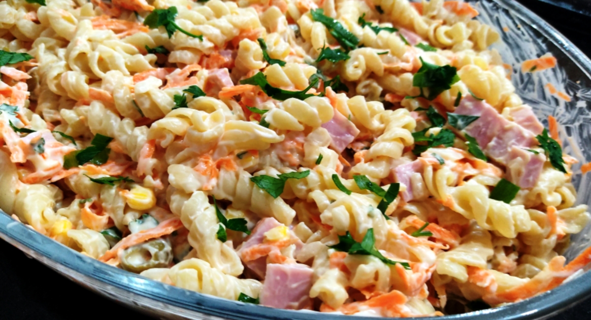 Salpicão de Macarrão prático