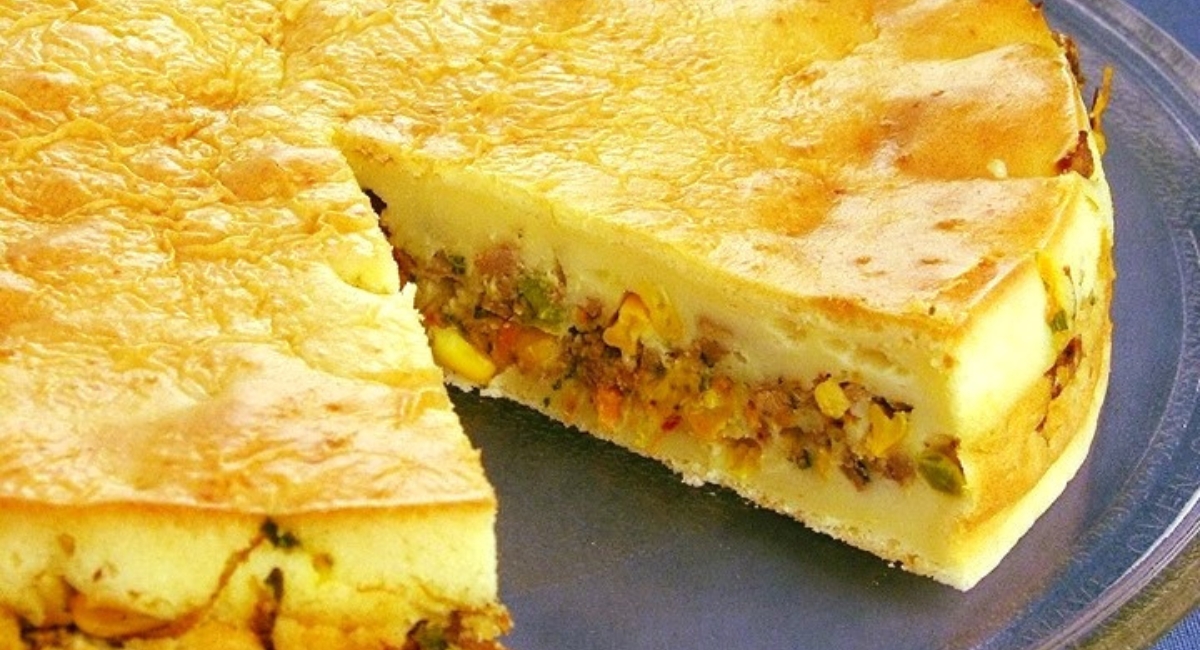 Torta de frango simples