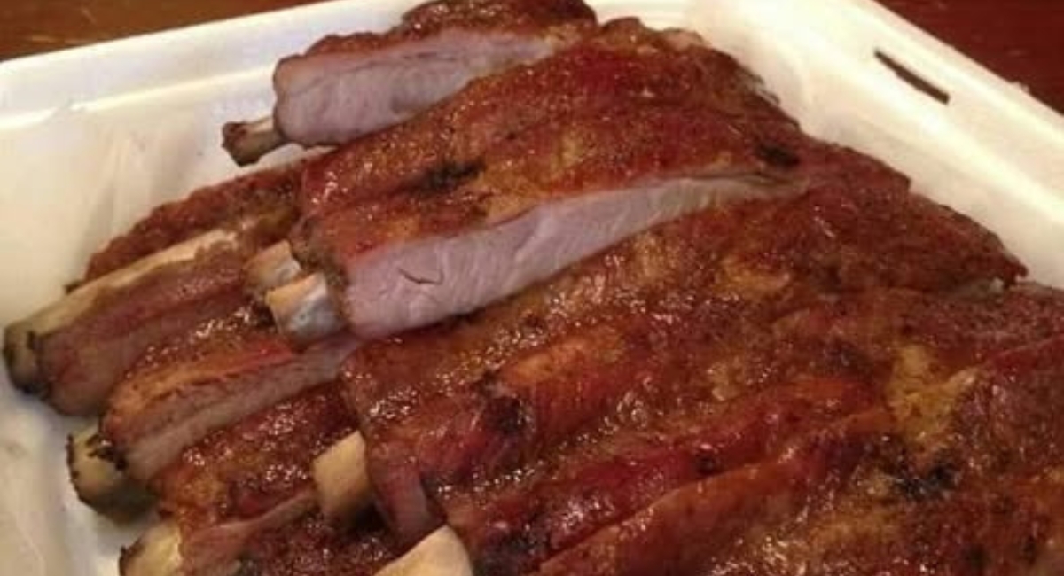 Costelinha de porco assada