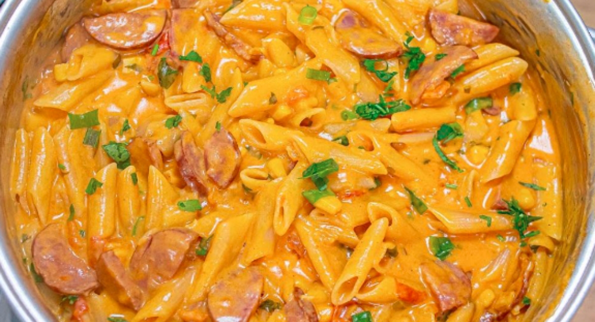 Macarrão com molho branco