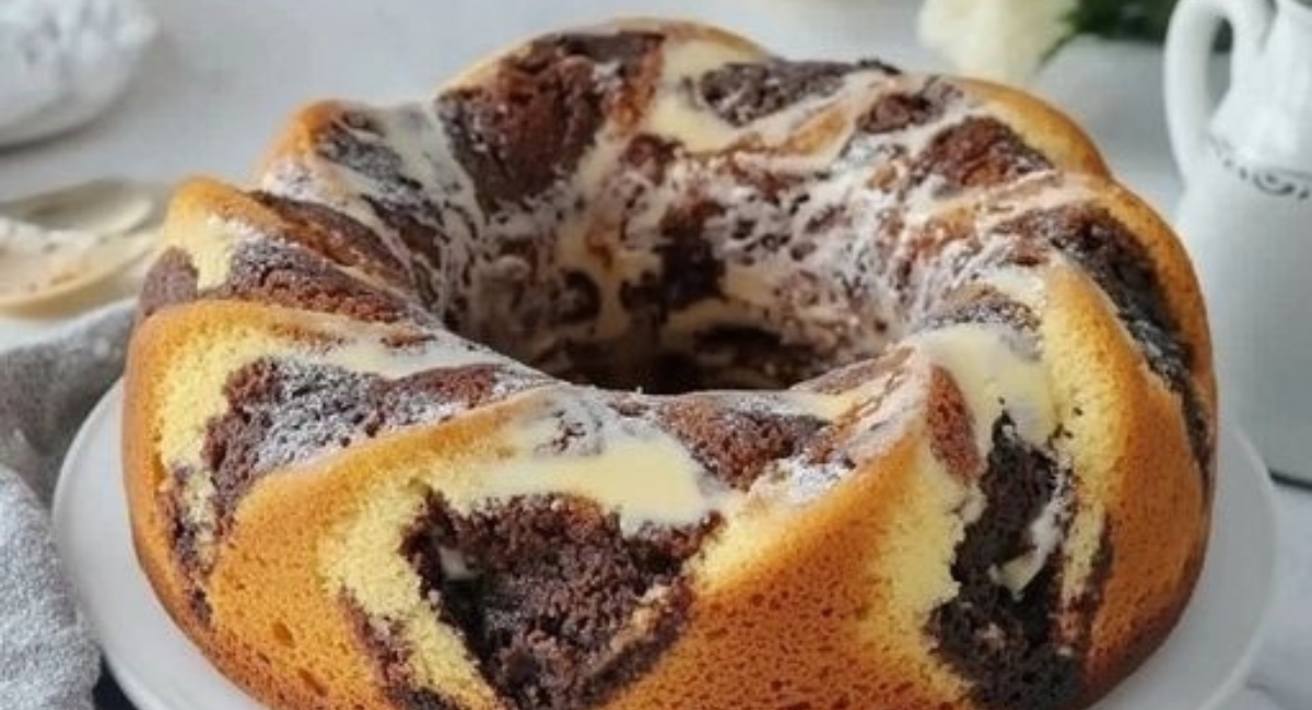 Cake marbré au yaourt extra moelleux