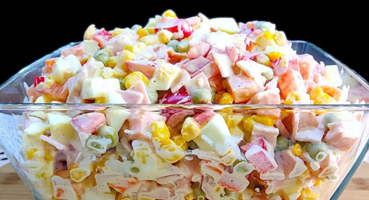 A melhor salada que eu já comi, uma delícia dessas merece um prêmio