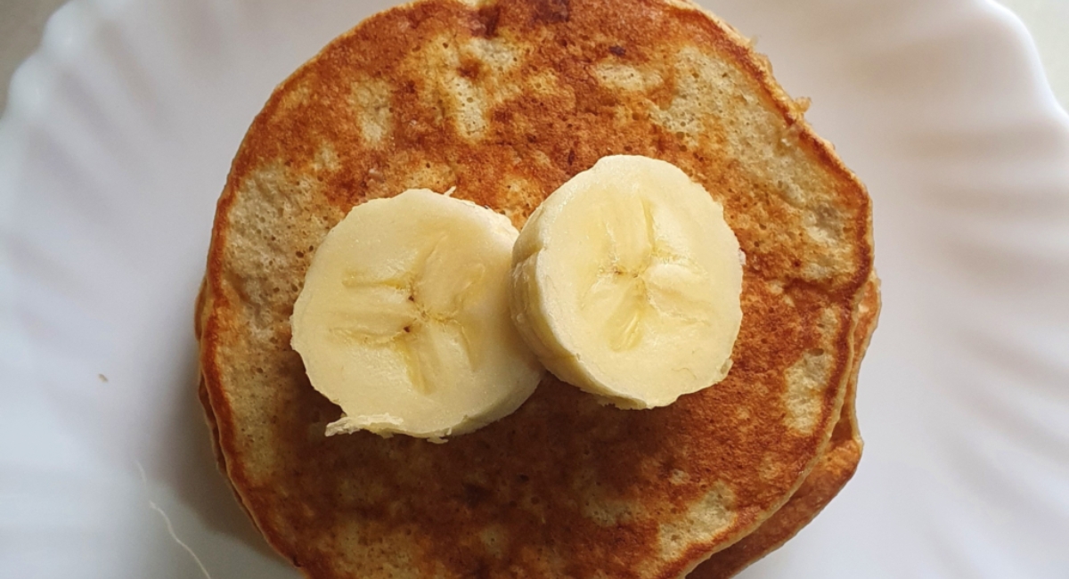 Crêpes à l’avoine et à la banane