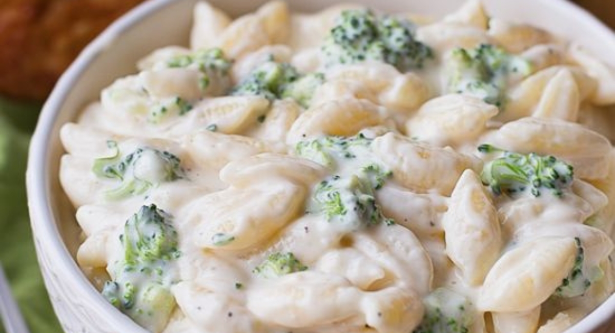 Pâtes au poulet et sauce crémeuse au Boursin