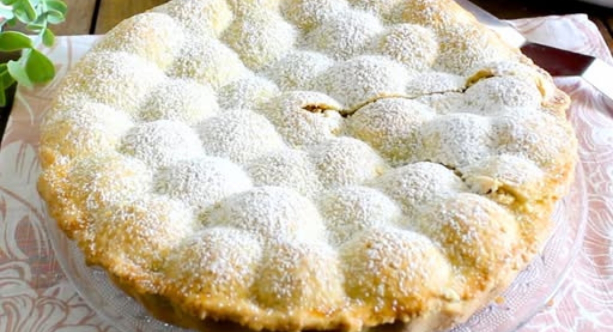 Tarte aux amaretti et aux pommes