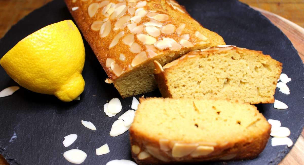 Cake au citron amandes, un cake Moel Moel
