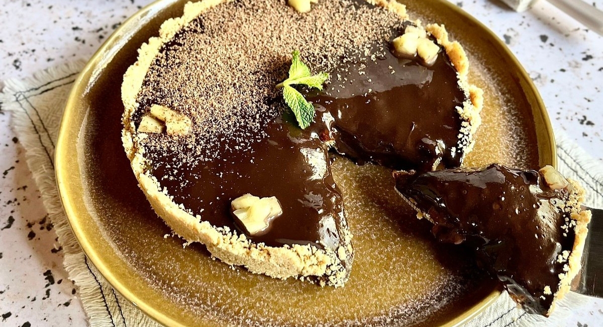 Torta de abacaxi com chocolate! 