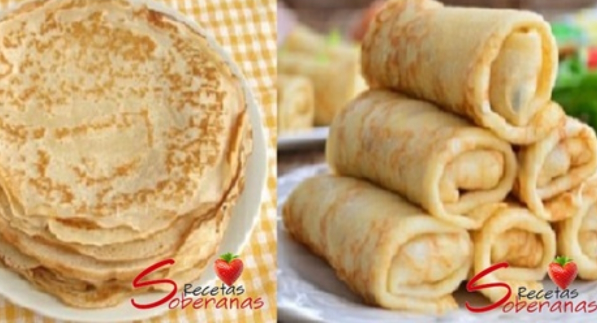 Hago Crepes de Licuadora perfecto con cualquier relleno