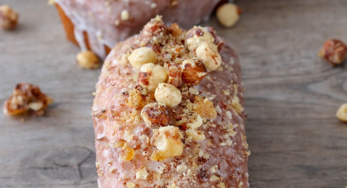 Gâteau Vanille, Spéculoos et Noisettes Caramélisées