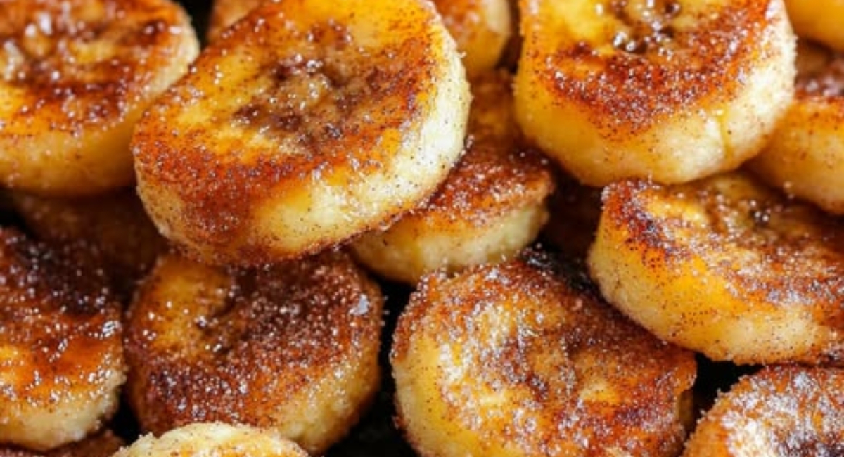 Pan Fried Cinnamon Bananas