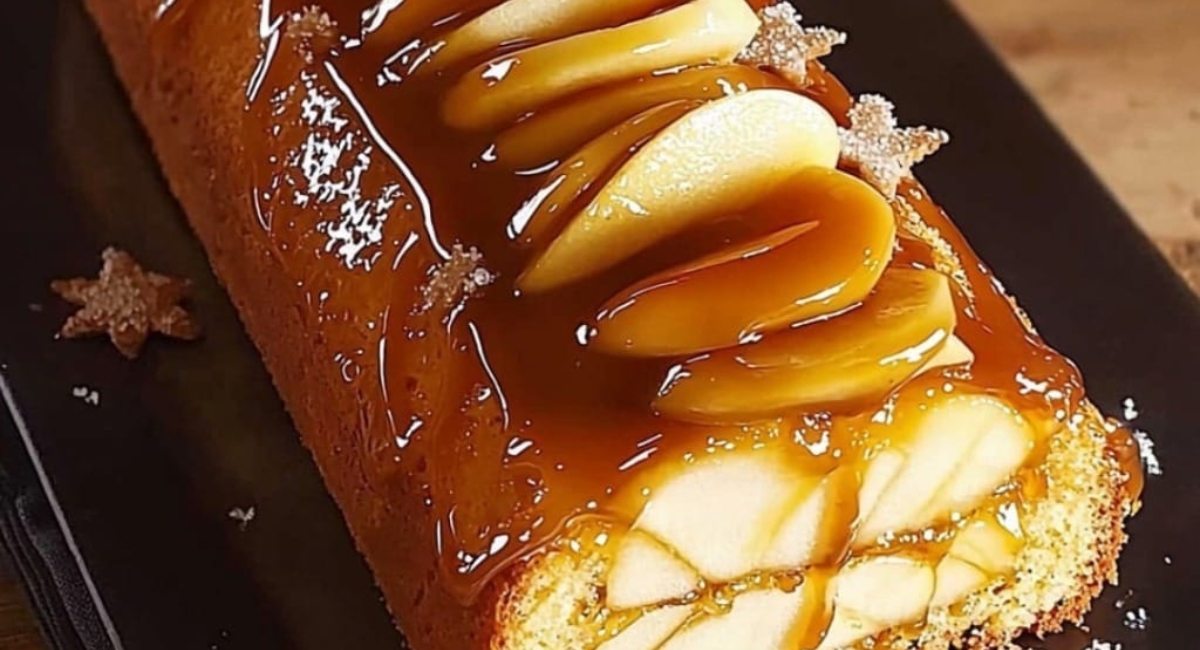 Délice Breton aux Pommes Fondantes et Caramel Doré