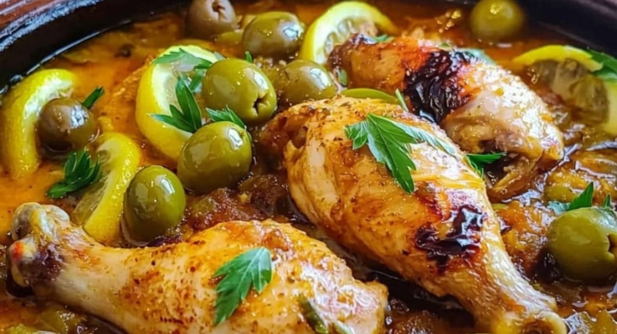 Tajine de Poulet aux Olives et Citron : Saveurs Authentiques du Maroc