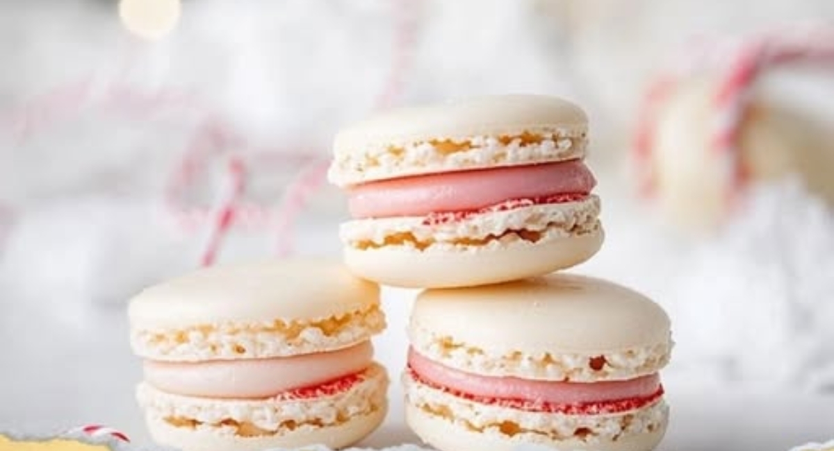 Macarons de Noël à la noix de coco