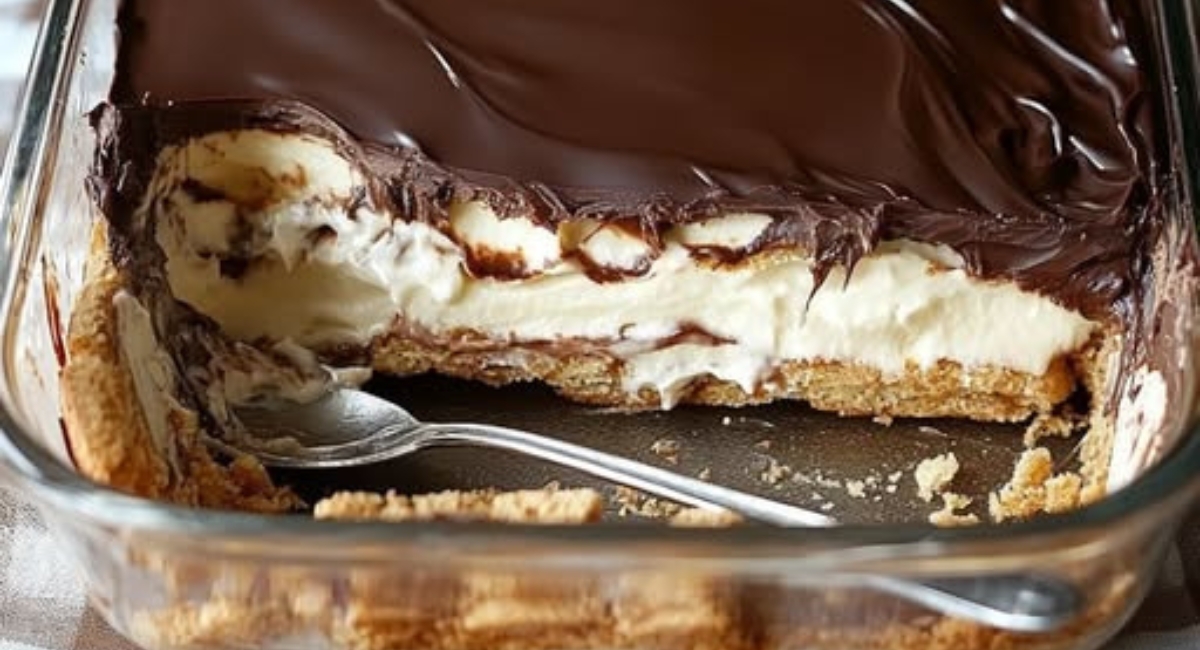 No bake Chocolate Eclair Cake