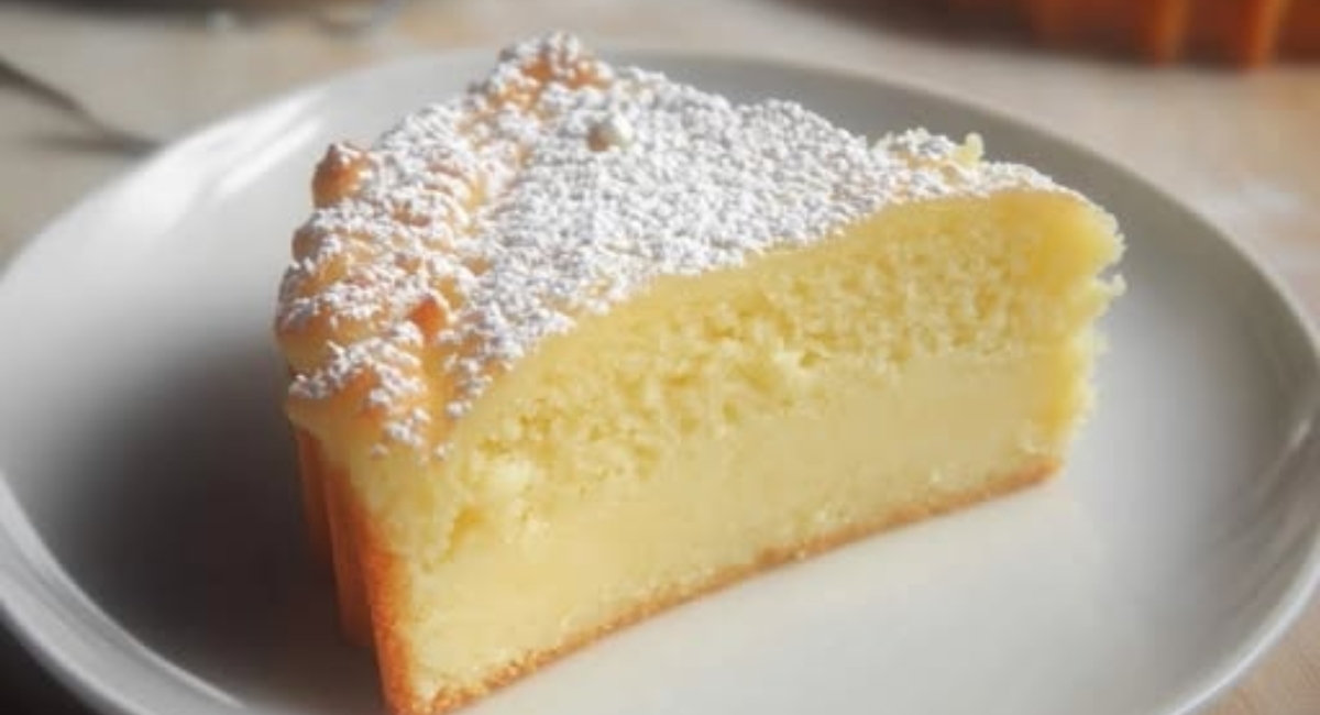 Gâteau moelleux au lait et amande