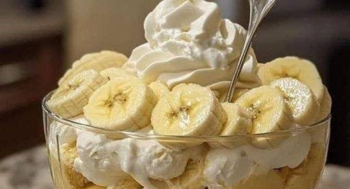 Sobremesa cremosa de banana em 5 minutos! Sem AÇÚCAR e sem farinha!