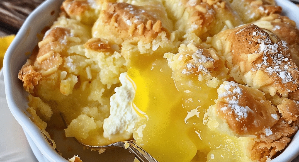 Magic Lemon Cobbler 