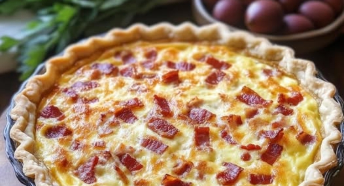 Bacon and Cheese Quiche