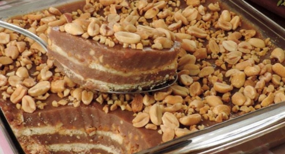 Pavê de Paçoca com Amendoim