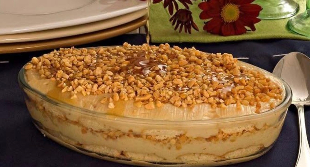 Receita pavê de pão de mel