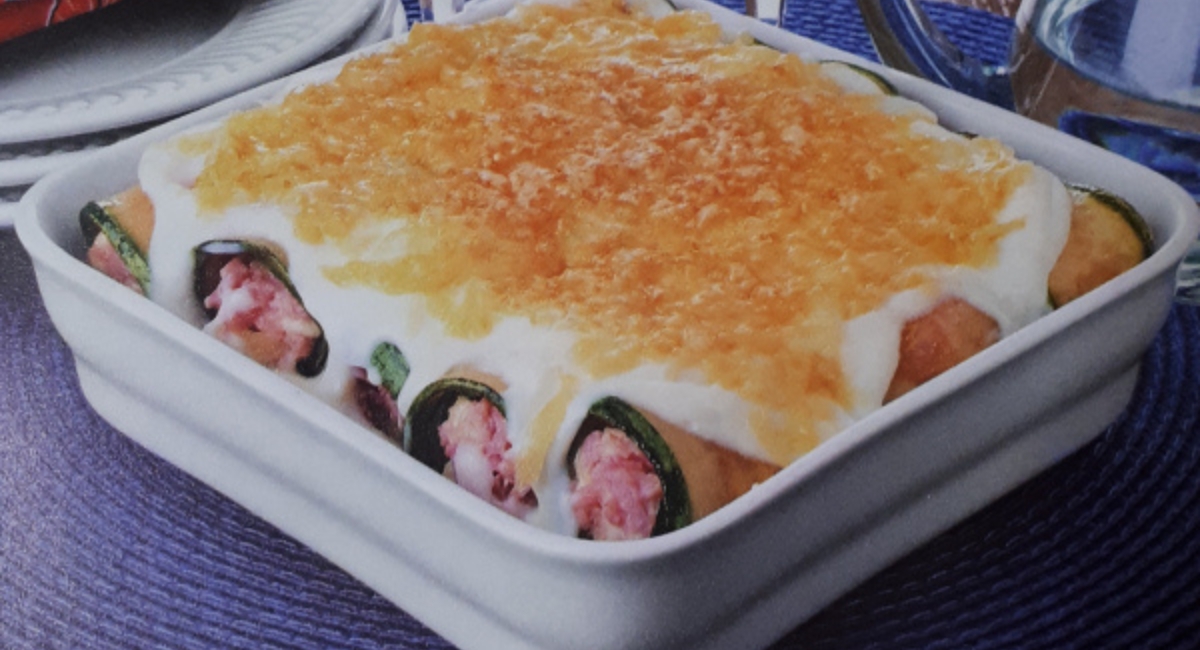 Canelones de abobrinha 