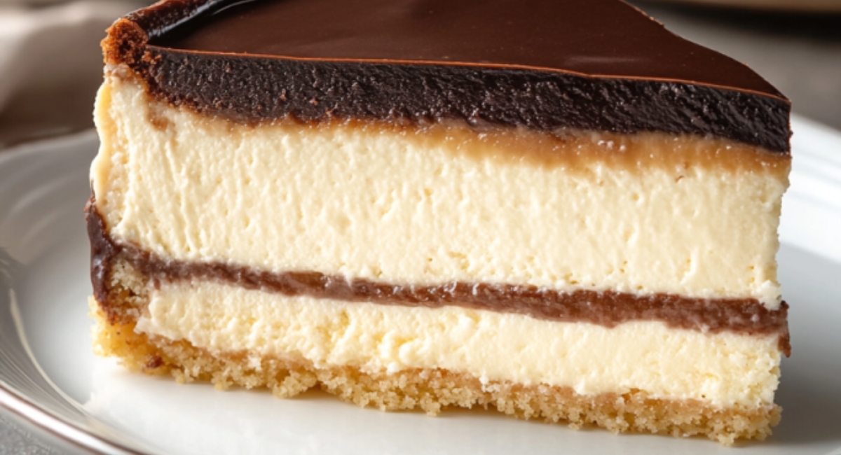 Boston Cream Pie Cheesecake