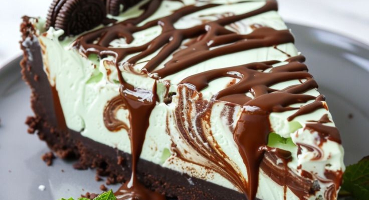 Shamrock Swirl Pie 