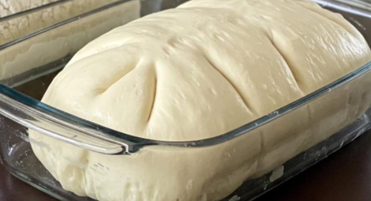 Massa para pão caseiro, esse segredinho deixa igual uma nuvem