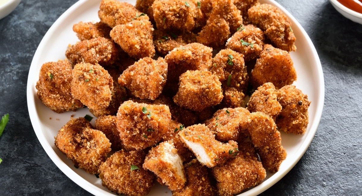 Cubinhos de Frango Crocantes