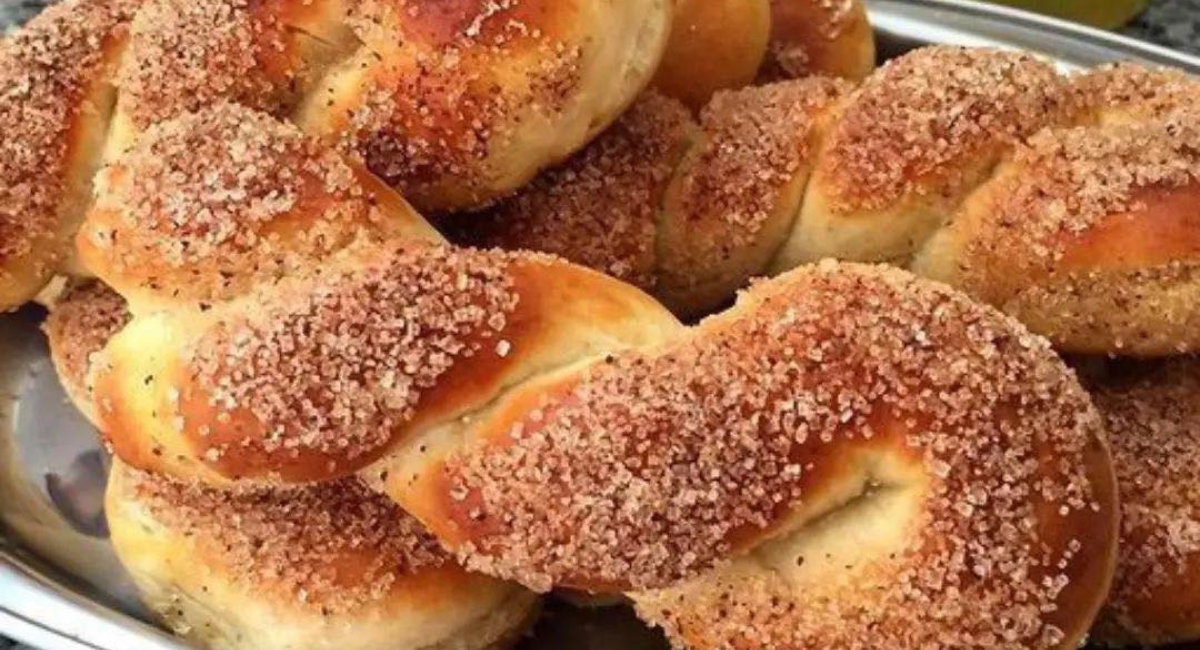 Rosquinhas Feitas com a Massa de Pretzels 
