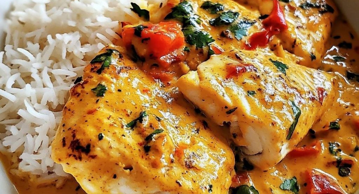 Poisson au Lait de Coco et Riz au Gingembre