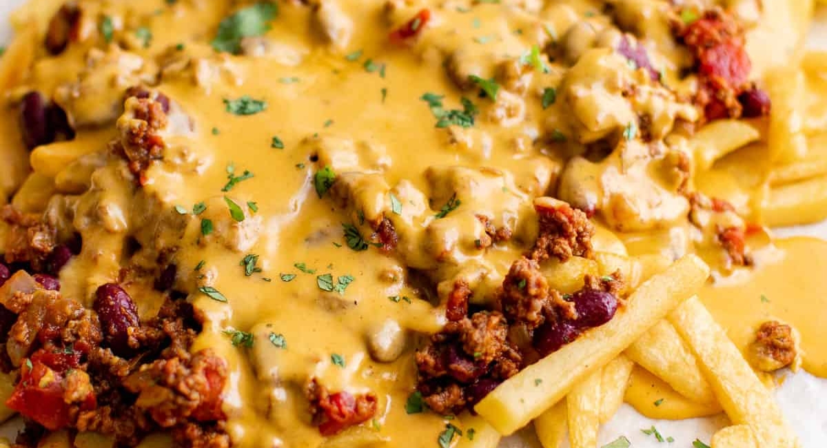 Loaded Chili Cheese Fries Casserole