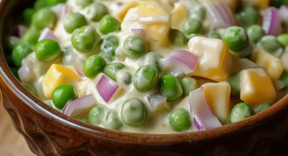 1950s Classic Old Fashioned Pea Salad