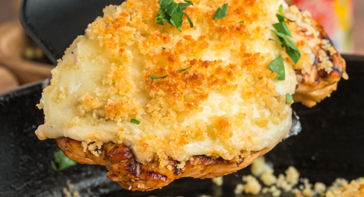 Copycat Longhorn Parmesan Crusted Chicken 