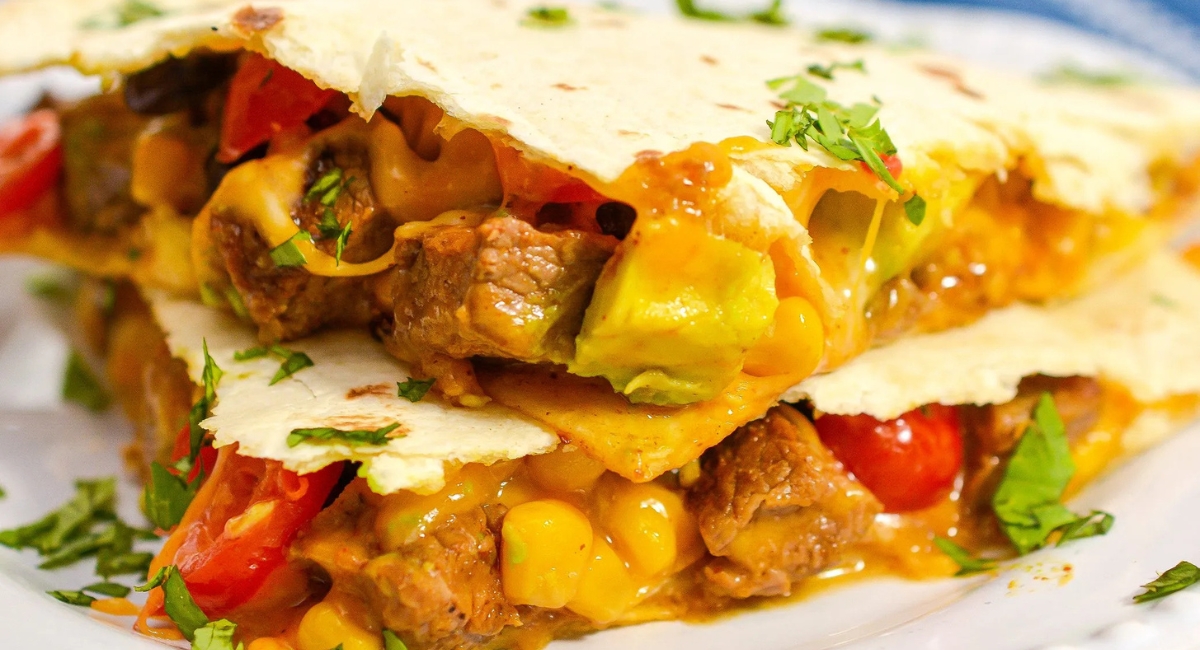 Loaded Steak Quesadillas