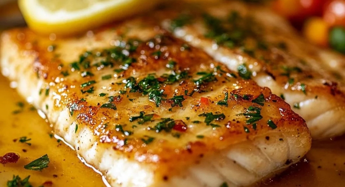 Peixe na Manteiga de Ervas com Limão