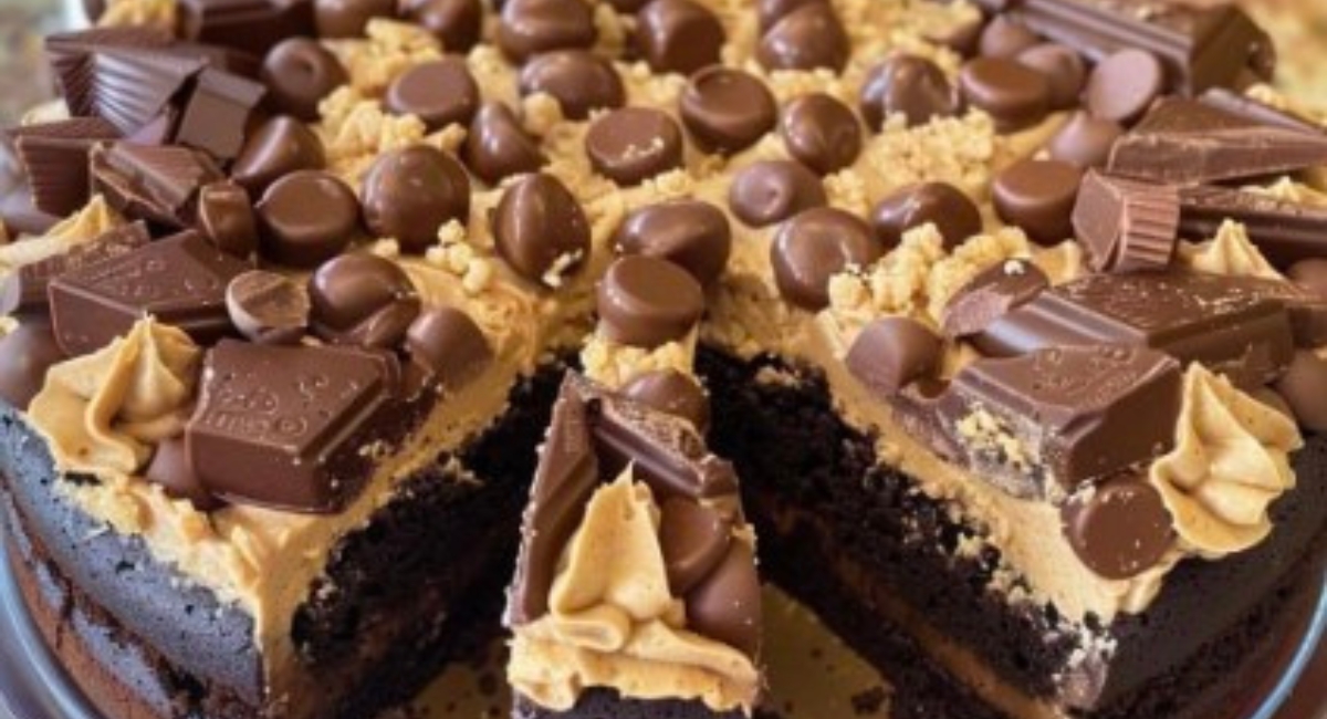 Chocolate Peanut Butter Earthquake Cake Recipe