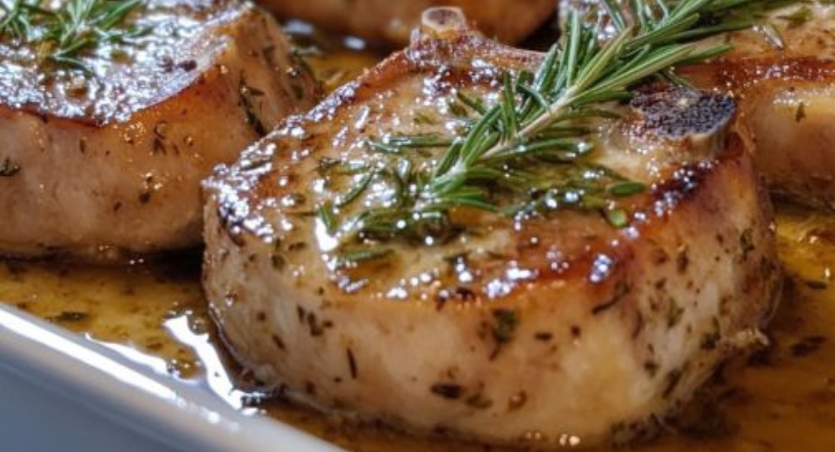 Mama soaks pork chops in dreamiest sauce ever. You've got to try this