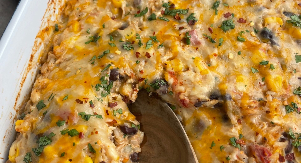 Southwest Chicken and Rice Casserole