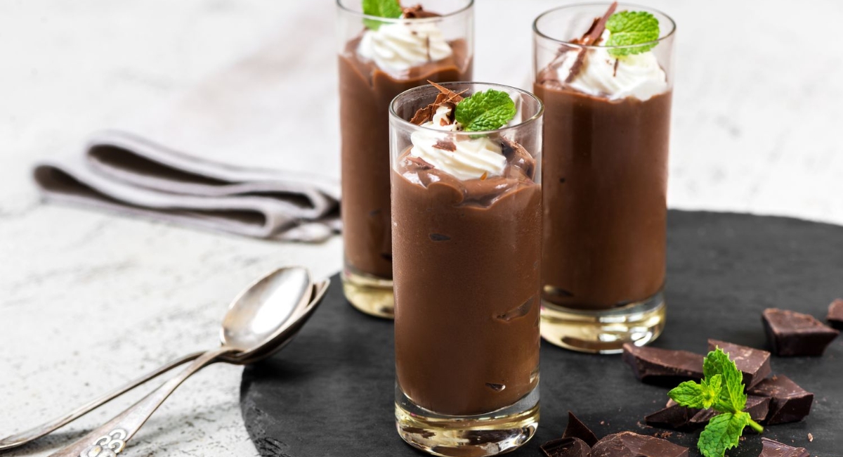 Christmas Chocolate Pudding Shots