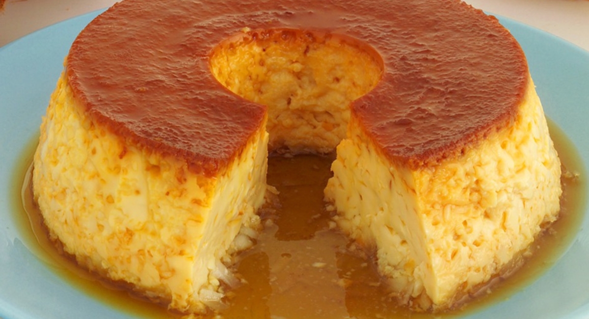 Receita de sobremesa de natal: pudim cremoso e leve muito fácil de fazer e desenformar