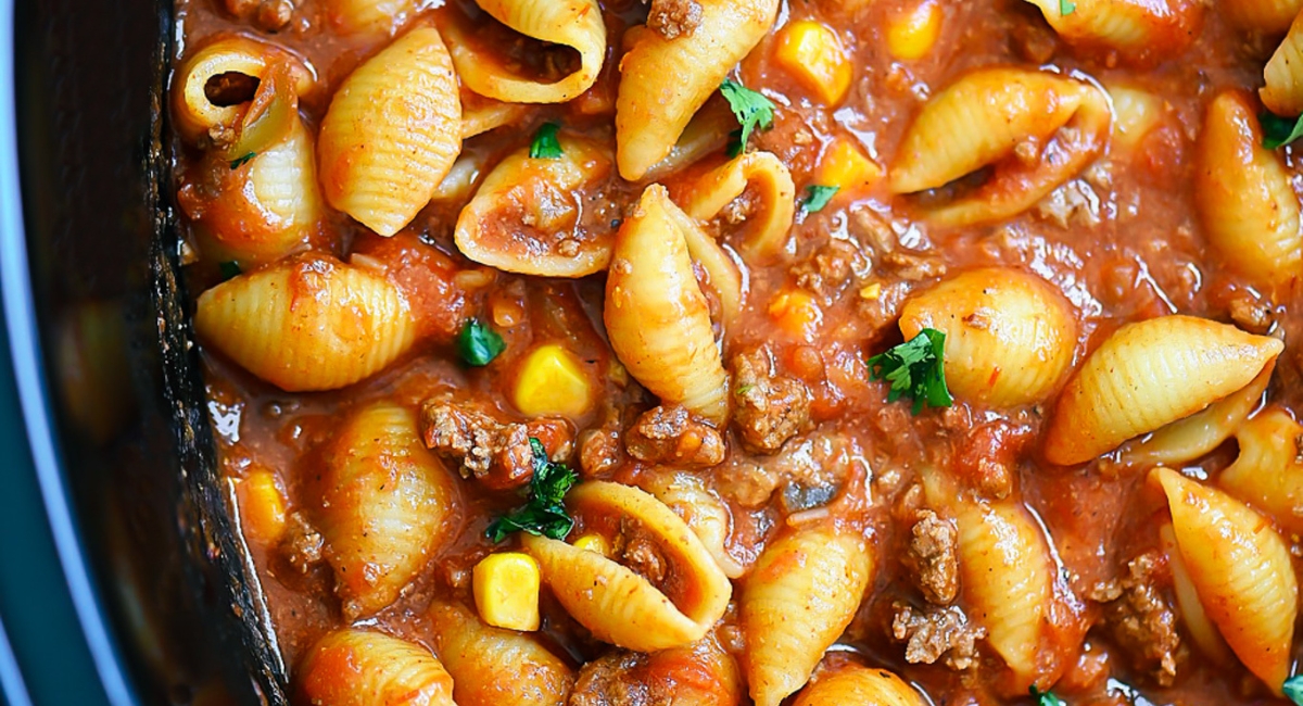 Crock Pot Taco Shells and Cheese