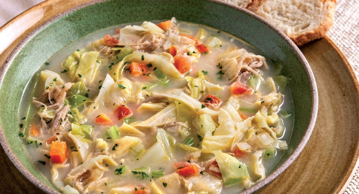 Sopa de repolho fácil