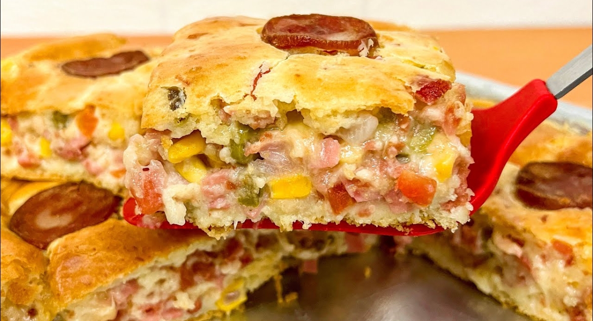 Torta napolitana de liquidificador um lanche prático e delicioso para toda a família