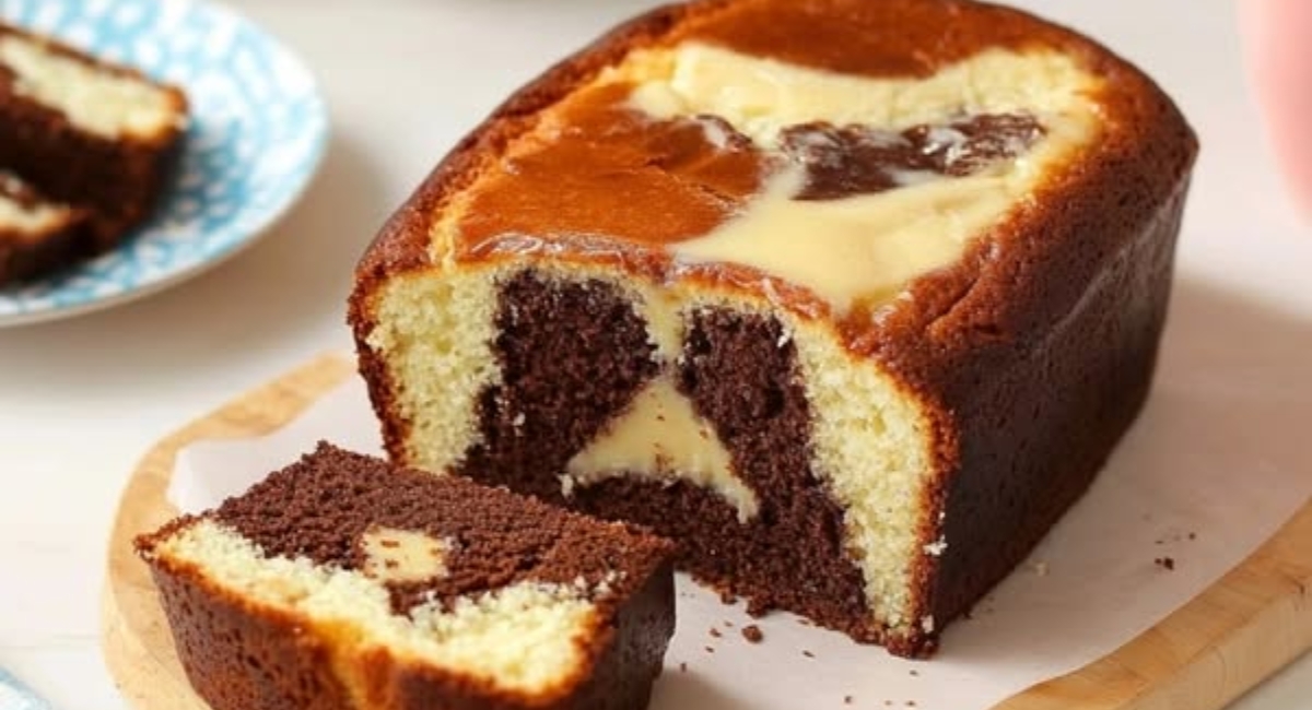 Gâteau marbré facile