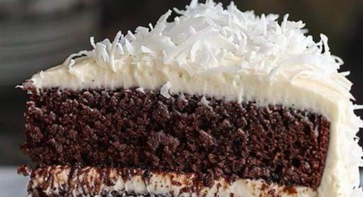 BOLO DE CHOCOLATE CELESTIAL DE CÔCO!