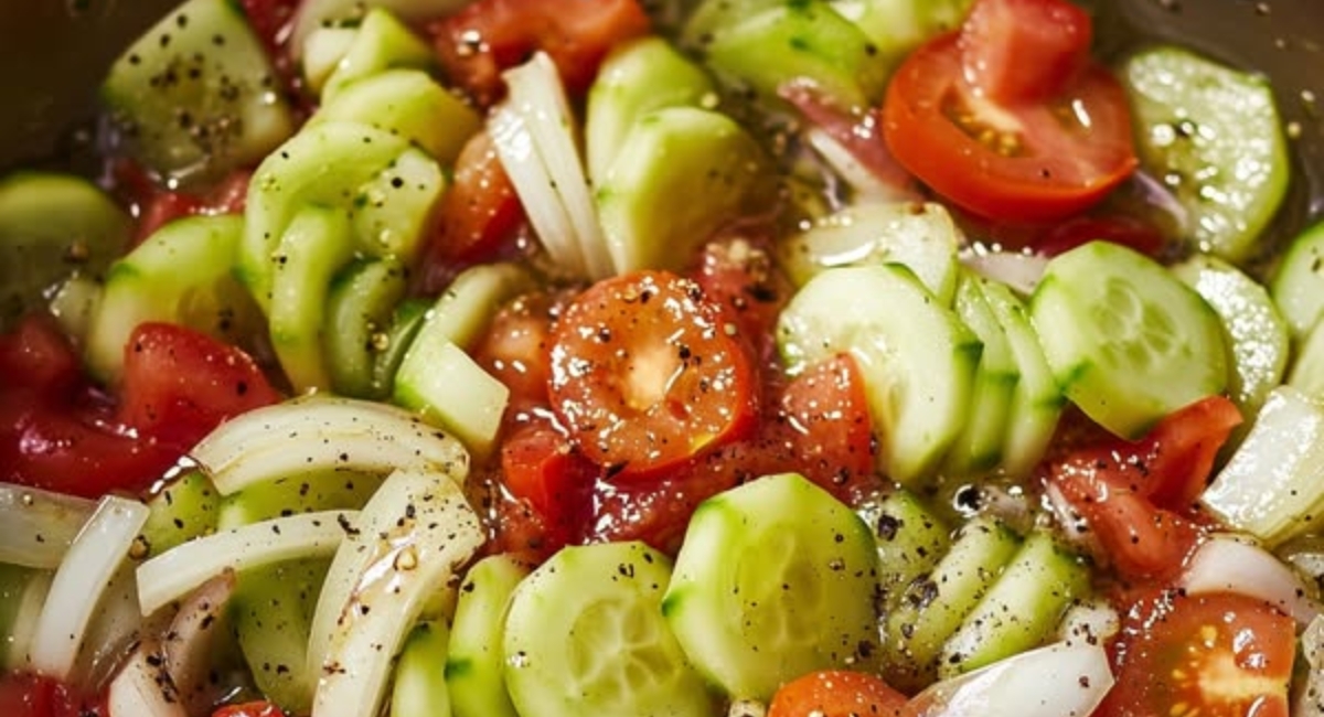 Marinated Cucumber Tomato Salad Recipe You’ll Love
