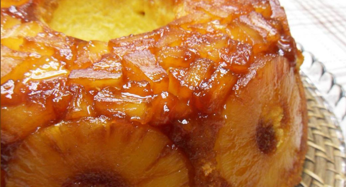 Bolo de Ananás Húmido e Fofinho que é uma Delícia
